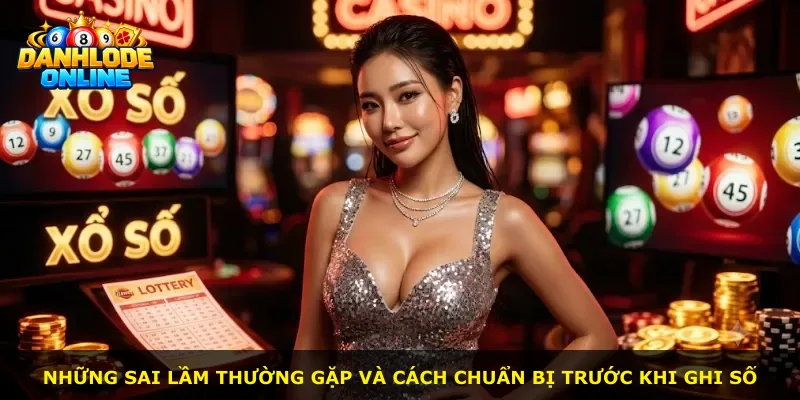 Những sai lầm thường gặp và cách chuẩn bị trước khi ghi số
